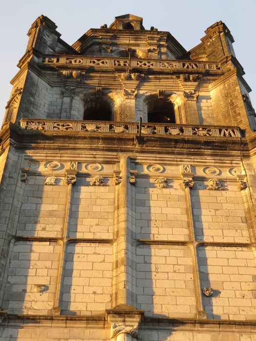 Ancienne église Saint-Antoine : Clocher, vue partielle