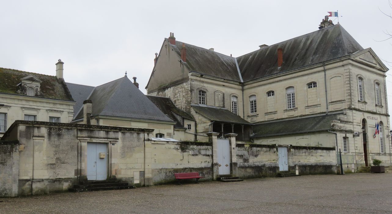 Ancienne abbaye de la Trinité : Ensemble nord-ouest, vue générale