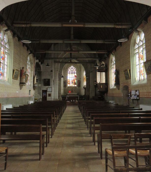 Eglise  Sainte-Eulalie : Nef, vue générale