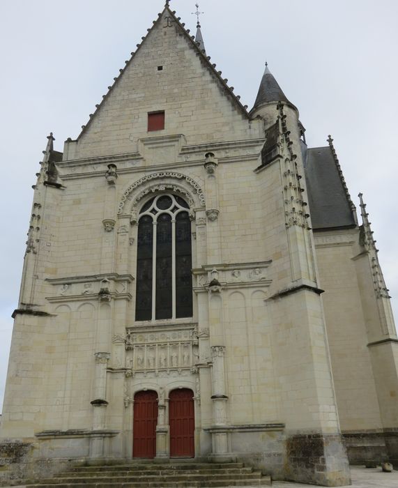 Eglise  Saint-Jean-Baptiste : Façade nord-ouest, vue générale