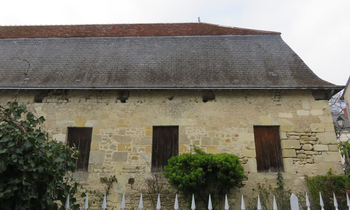 Halle aux laines : Façade postérieure, vue partielle