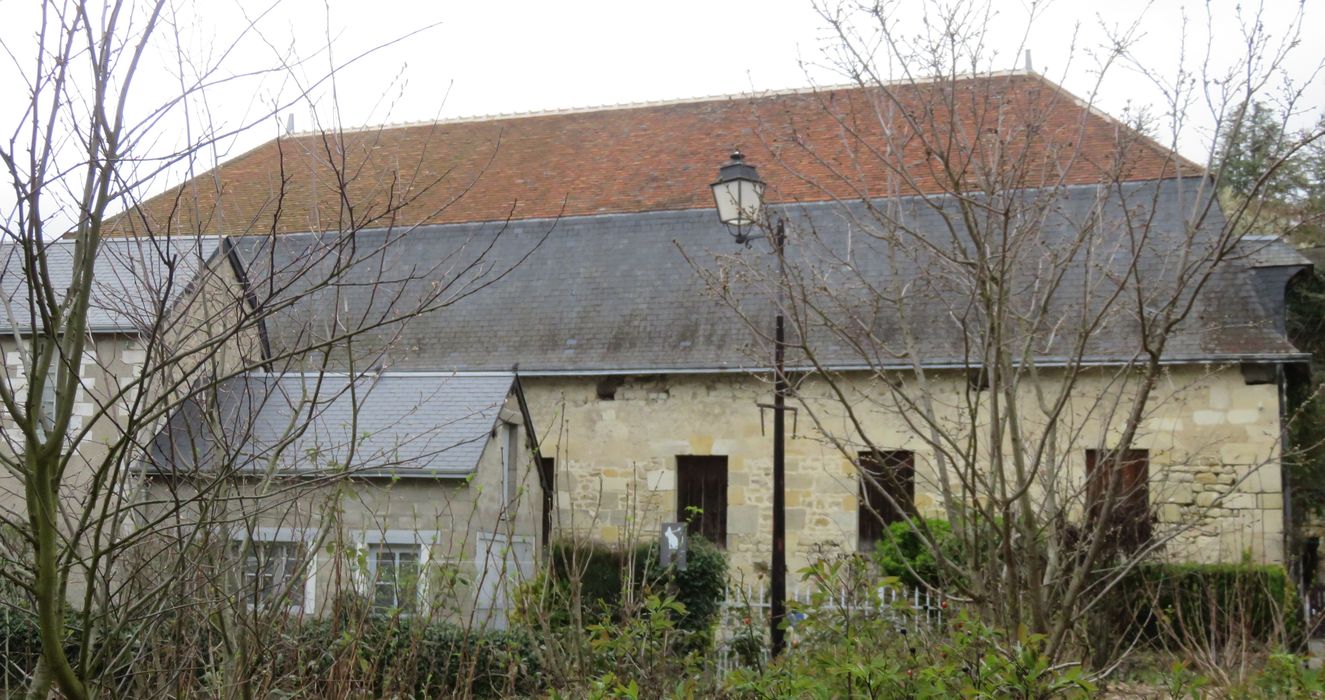 Halle aux laines : Façade postérieure, vue partielle