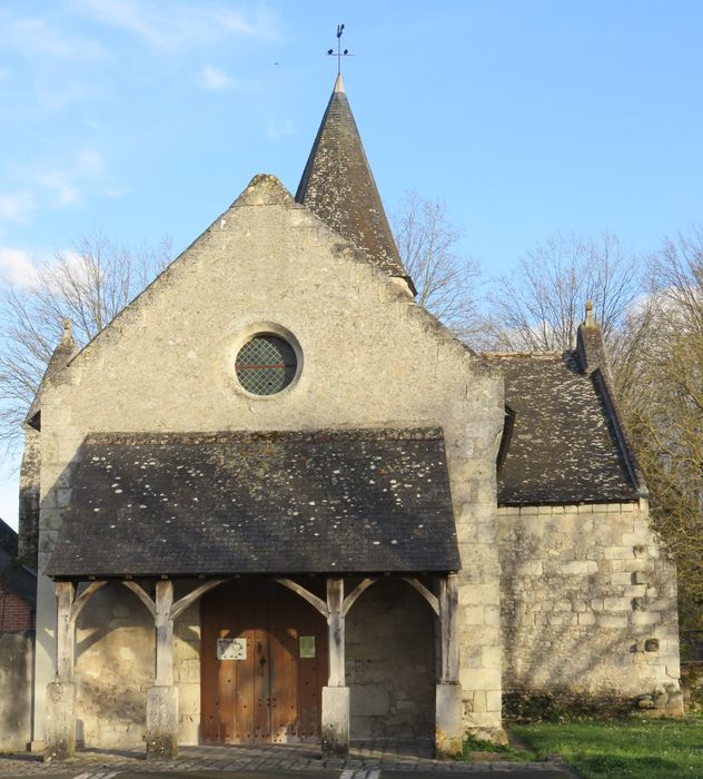 Eglise Saint-Quentin : Façade occidentale, vue générale