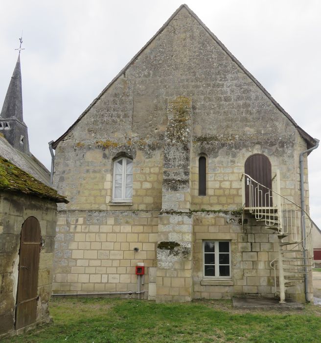 Ancienne aumônerie : Façade est, vue générale