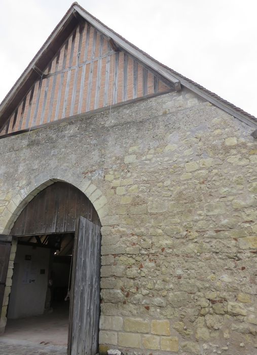 ancienne grange monastique : Façade sud, vue partielle