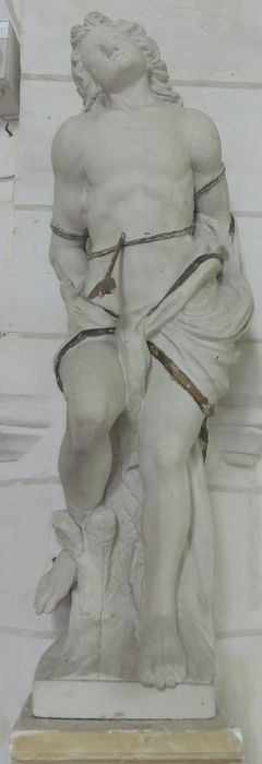 statue : Saint Sébastien - © Ministère de la Culture (France), Conservation des antiquités et des objets d'art de l'Indre-et-Loire, tous droits réservés 