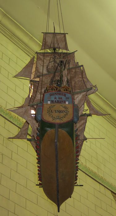 ex-voto : maquette d'un navire, dit l'Union
