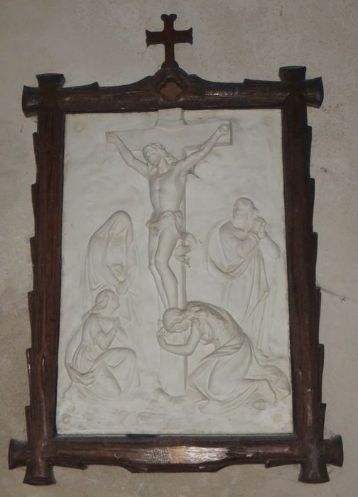 bas-relief (chemin de Croix) : Détail d'une station - © Ministère de la Culture (France), Conservation des antiquités et des objets d'art de l'Indre-et-Loire, tous droits réservés 