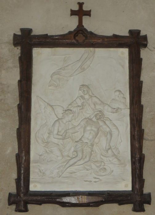 bas-relief (chemin de Croix) : Détail d'une station - © Ministère de la Culture (France), Conservation des antiquités et des objets d'art de l'Indre-et-Loire – Tous droits réservés