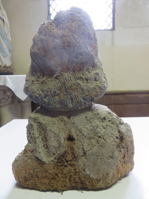 buste-reliquaire, revers, vue générale - © Ministère de la Culture (France), Conservation des antiquités et des objets d'art de l'Indre-et-Loire – Tous droits réservés 