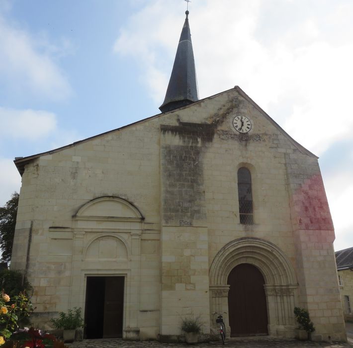 Eglise Saint-Martin : Façade occidentale, vue générale