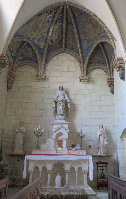 Eglise Saint-Martin : Collatéral nord, vue générale de la chapelle