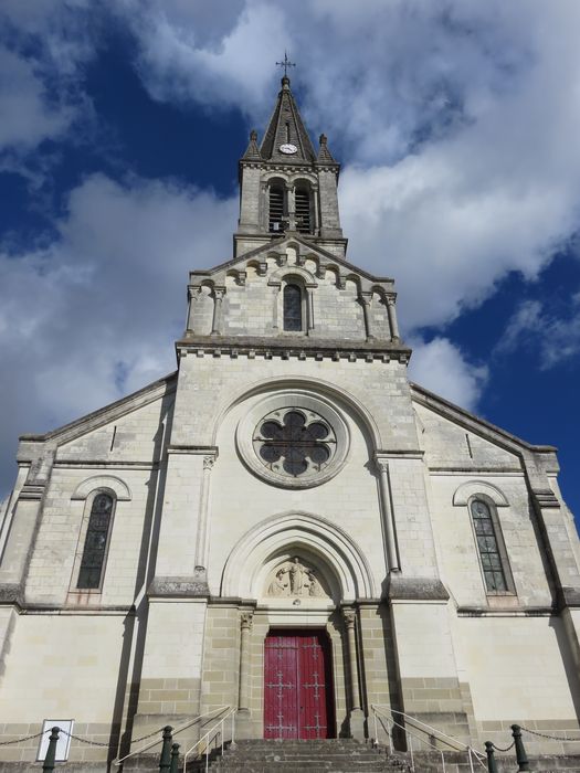 Eglise Saint-Blaise : Façade occidentale, vue générale