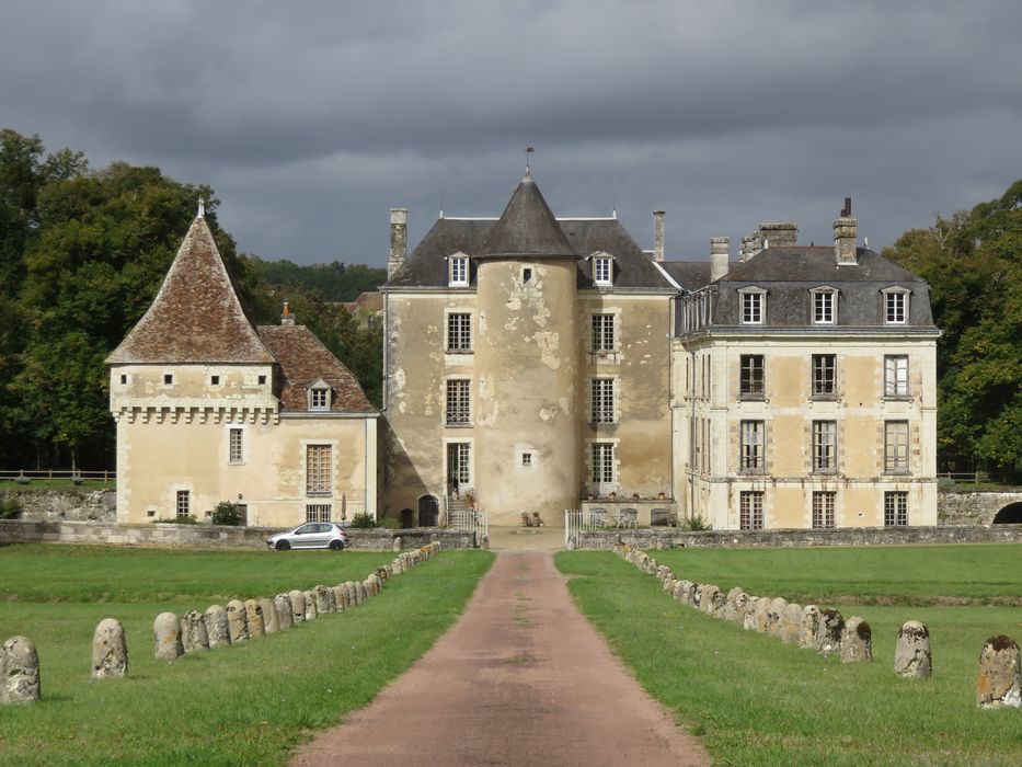 Château de Boussay : Ensemble sud, vue générale