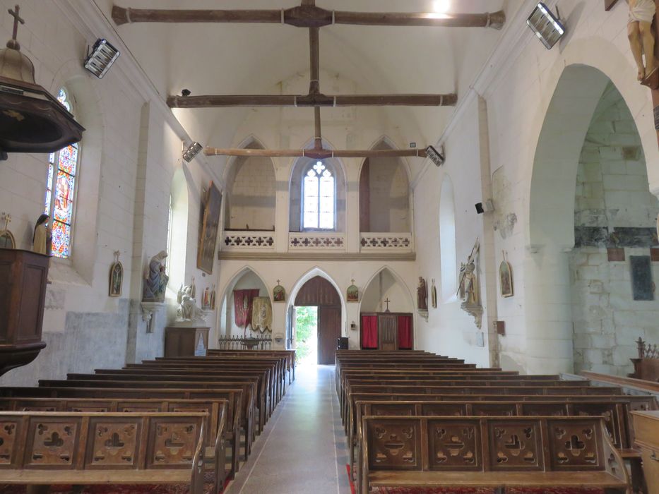 Eglise Saint-Laurent : Nef, vue générale