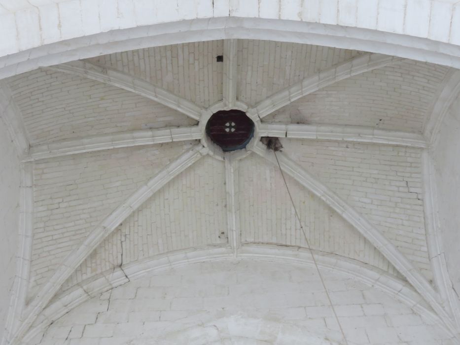 Eglise Saint-Rémi : Voûte du clocher, vue générale