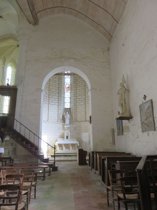 Eglise Saint-Mandé-Saint-Jean : Collatéral sud, vue générale