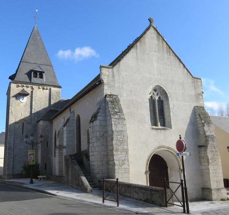 Eglise paroissiale Saint-Saturnin : Ensemble nord-ouest, vue générale