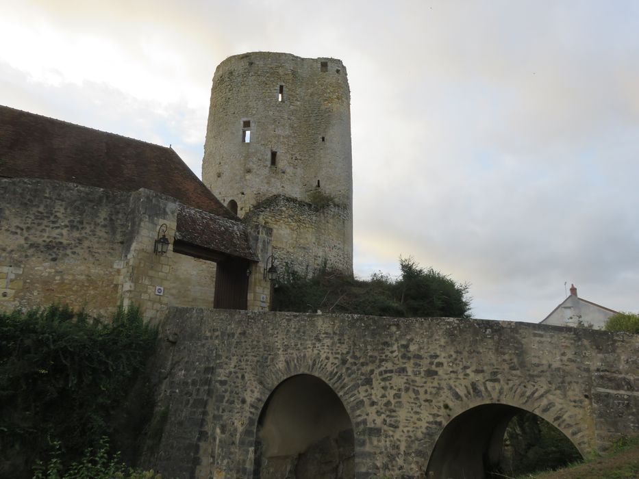 Château du Châtelier : Donjon, vue partielle