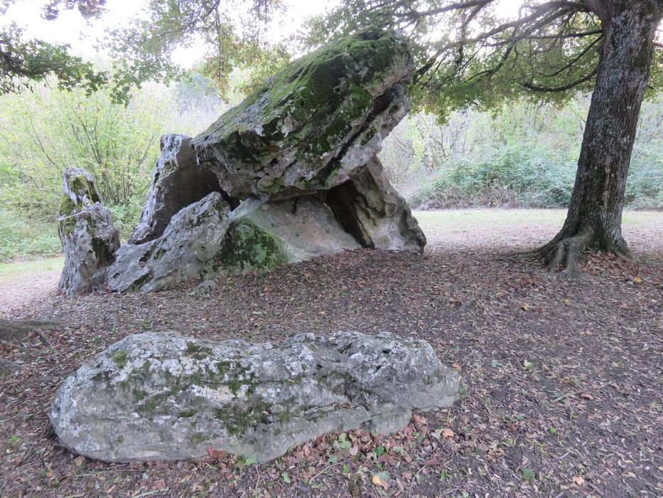 Dolmen dit Pierre Chaude, vue générale