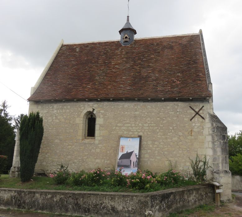 Chapelle de Tous-les-Saints : Façade nord, vue générale