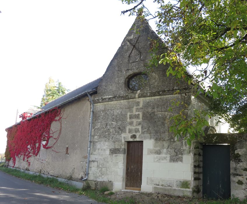 Manoir de La Carmerie : Pignon ouest, vue générale