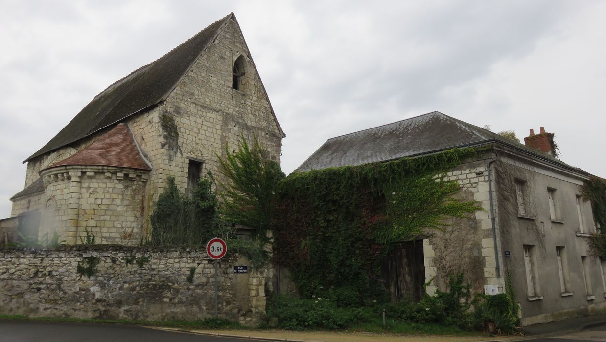 Ancienne chapelle priorale Saint-Mesmin : Ensemble nord-est, vue générale