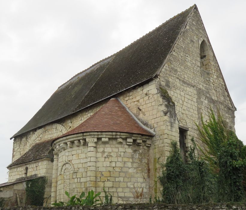 Ancienne chapelle priorale Saint-Mesmin : Ensemble nord-est, vue générale