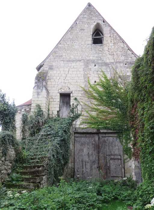 Ancienne chapelle priorale Saint-Mesmin : Façade nord, vue générale