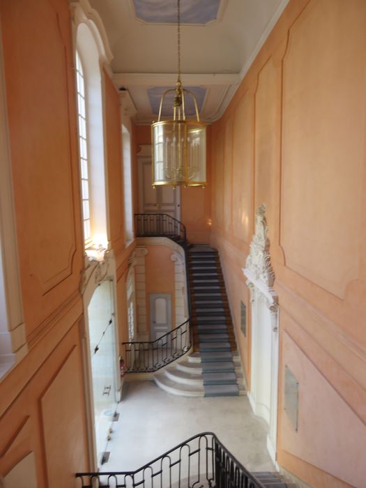 Chambre de Commerce : Escalier d'honneur, vue partielle