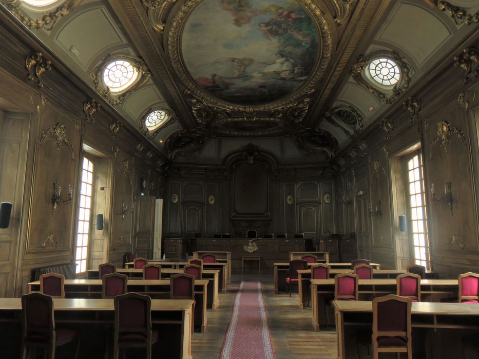 Chambre de Commerce : Salle d'audience, vue générale