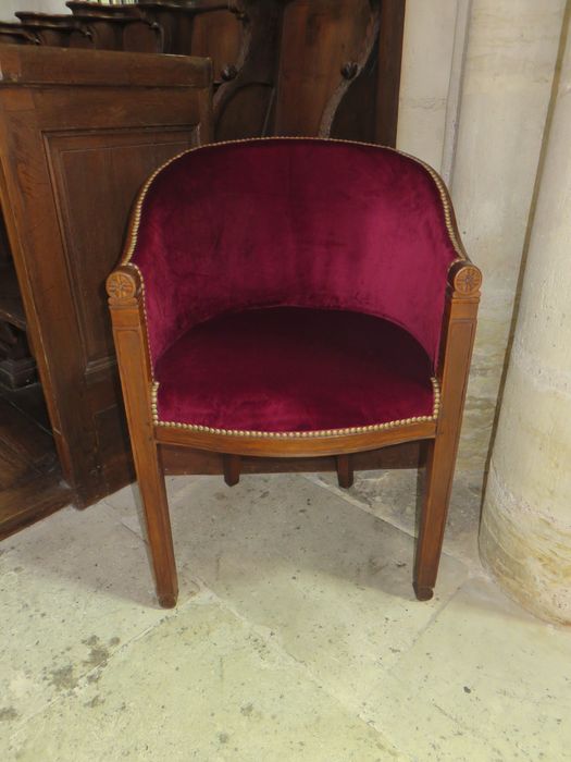 cathédrale Saint-Gatien : fauteuil n°1