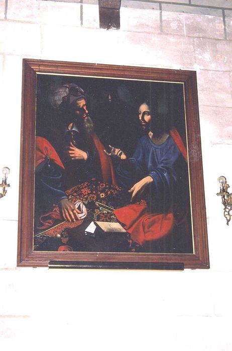 tableau : Jésus et Nicomède