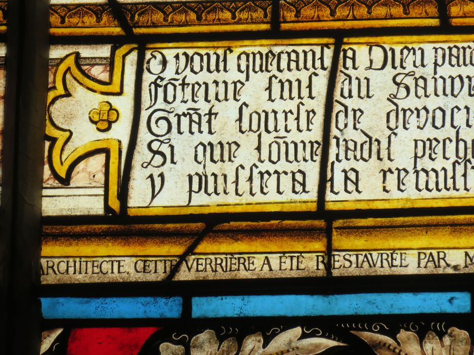verrière : Fontaine de vie (la), détail