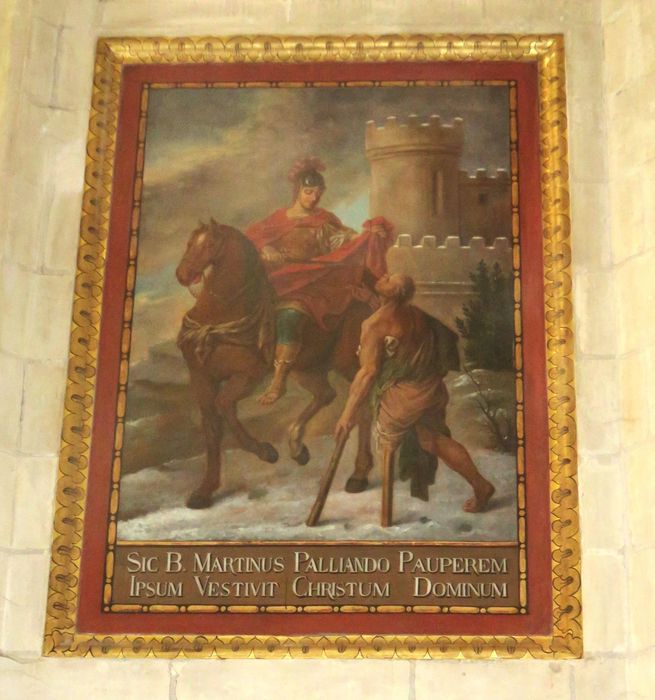 peinture monumentale : Charité de saint Martin (la)