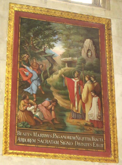 peinture monumentale : Sanctification de saint Martin