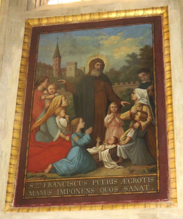 peinture monumentale : Miracle de saint François