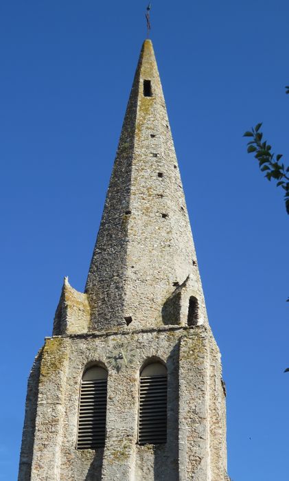 clocher, élévation sud, vue partielle