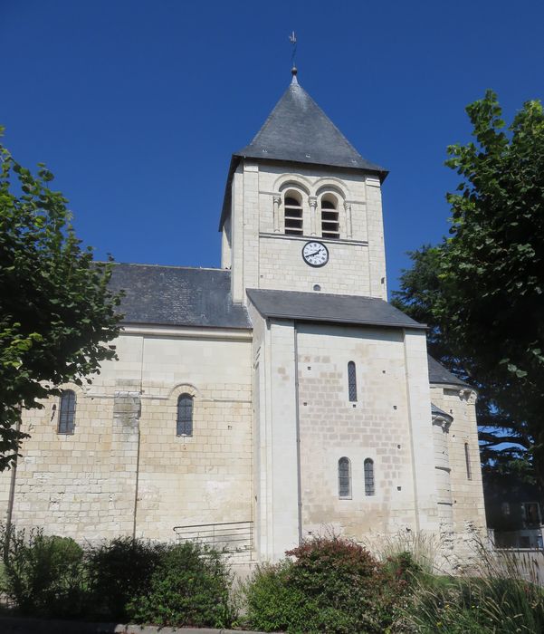 façade latérale sud, vue partielle