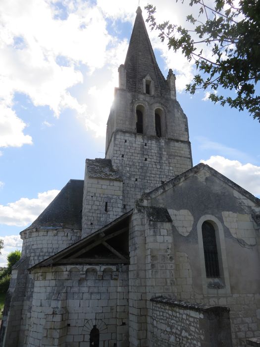 façade latérale est, vue partielle