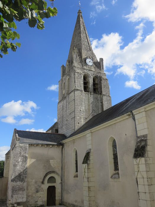 façade latérale nord, vue partielle