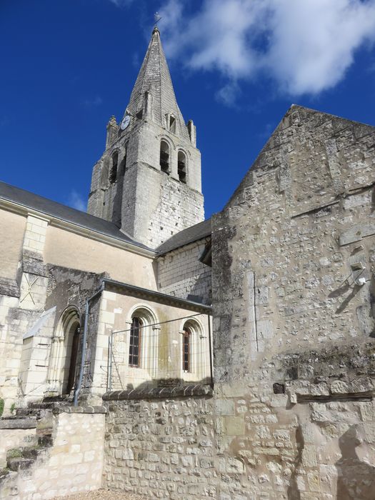 façade latérale sud, vue partielle