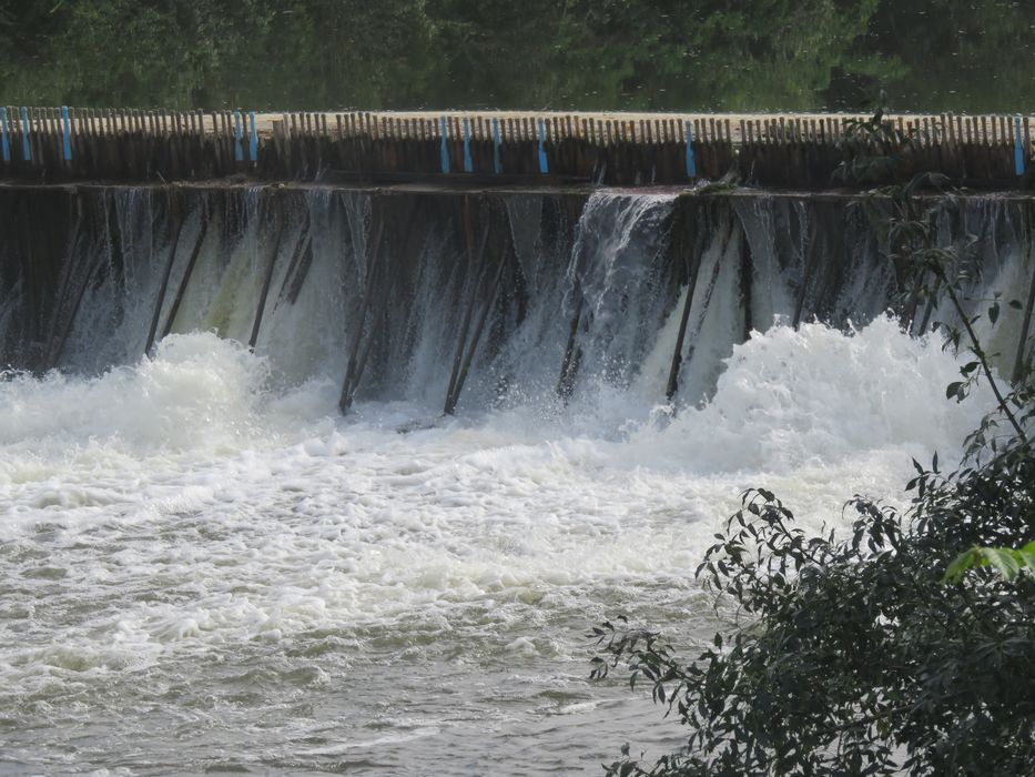 vue partielle du barrage