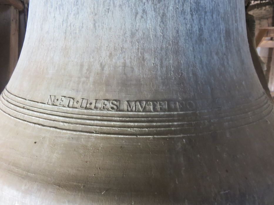 cloche dite Marie-Geneviève, détail de l'inscription