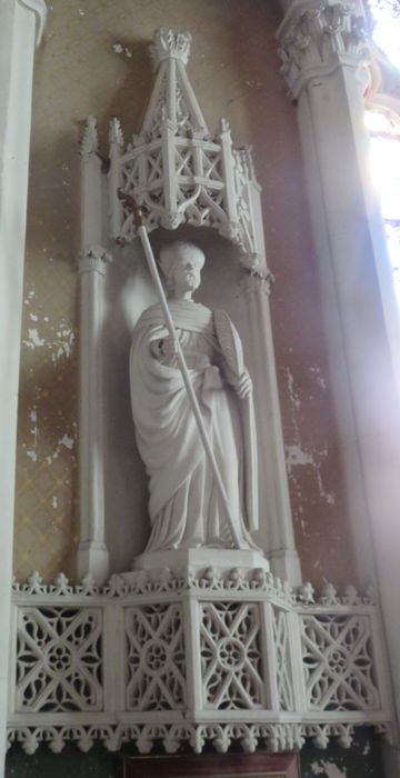 statue du retable latéral sud