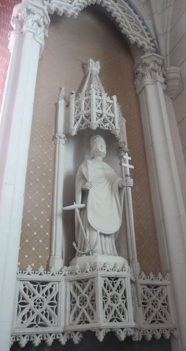 statue du retable latéral sud