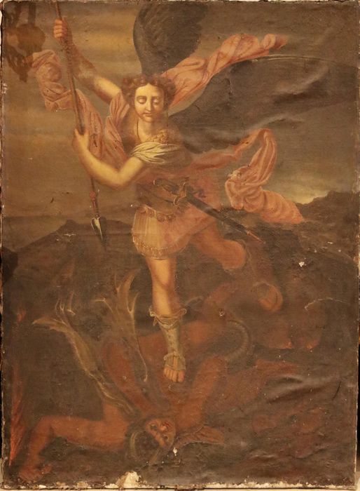 tableau : Saint Michel terrassant le démon