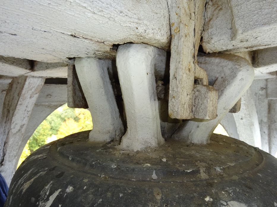 cloche, détail du cerveau