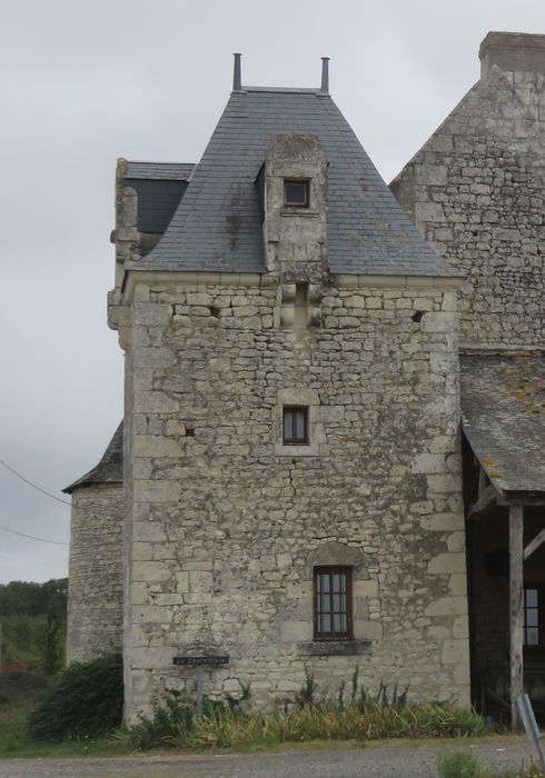 pavillon d'angle nord-ouest, façade ouest