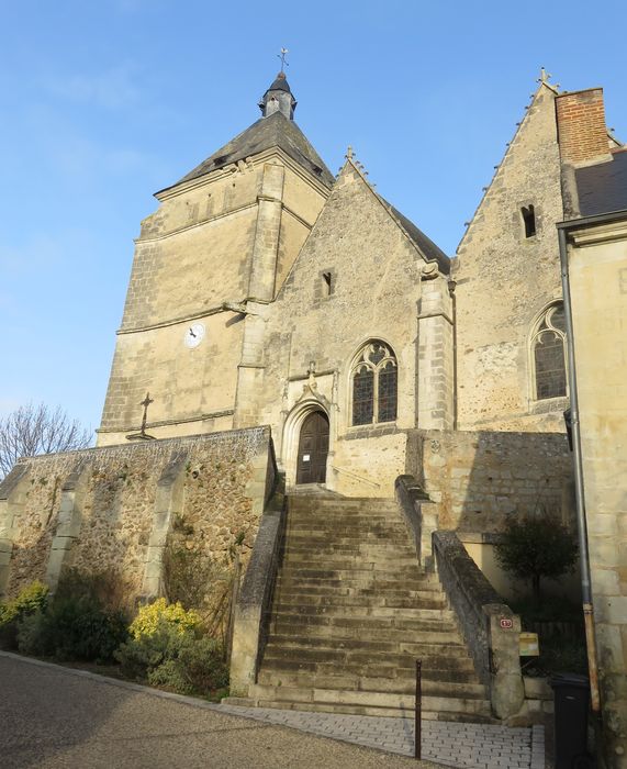 Façade latérale sud, vue partielle